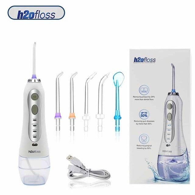 Portable Rechargeable Water Flosser Teeth Cleaner