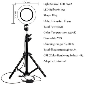 LED Ring Light Photo Studio