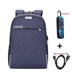 Anti-theft password lock backpack bag