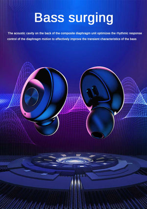 Bluetooth 5.0 Earphone Stereo Wireless Earbus