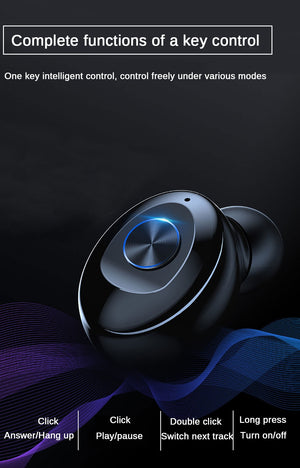 Bluetooth 5.0 Earphone Stereo Wireless Earbus