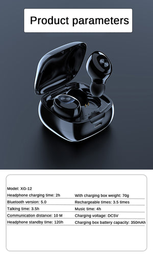 Bluetooth 5.0 Earphone Stereo Wireless Earbus