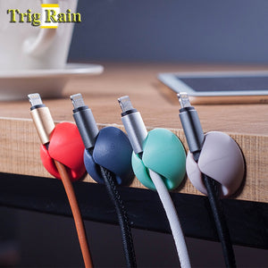 Round Cable Holder Protector Device Organizer