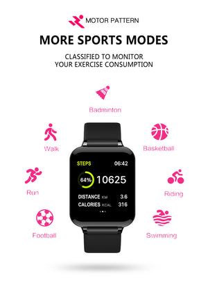 Smart watches Waterproof Sports Blood Pressure Functions