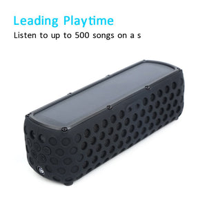 Waterproof Solar Bluetooth Speaker with LED light