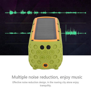 Waterproof Solar Bluetooth Speaker with LED light