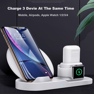 3 In 1 Fast Wireless Charger Dock