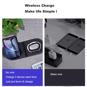 3 In 1 Fast Wireless Charger Dock