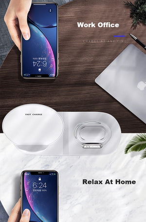 3 In 1 Fast Wireless Charger Dock