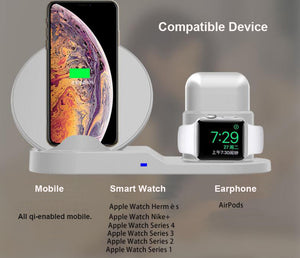 3 In 1 Fast Wireless Charger Dock