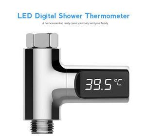 LED Display Home Water Shower Thermometer