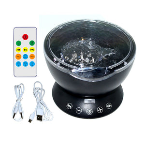Ocean Wave Starry Sky Night Light Projector