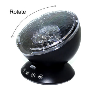Ocean Wave Starry Sky Night Light Projector