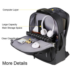 Mens Backpack Business Laptop Outdoor Travel Bag