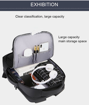 Mens Backpack Business Laptop Outdoor Travel Bag