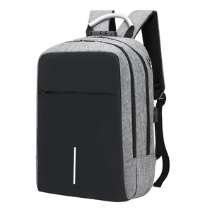 Anti Theft Laptop USB Smart Man Backpack