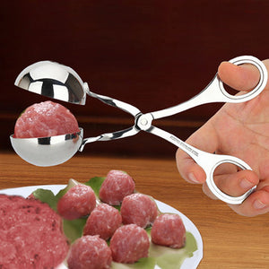 Steel pellet mash potato meatball clip