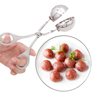Steel pellet mash potato meatball clip