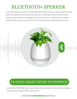 Wireless Bluetooth Speakers Music Flowerpot