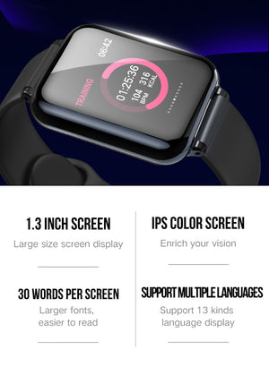 waterproof smartwatch heart rate monitor
