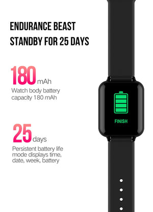 waterproof smartwatch heart rate monitor