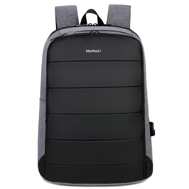 Business Mens USB Charing Laptop Backpacks