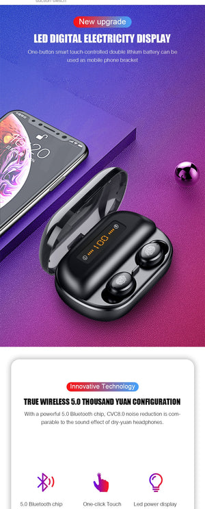 Bluetooth Stereo Earphone Wireless Earphones