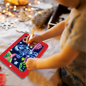 3-D Magic Light Up Drawing Pad
