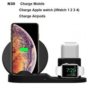 3 In 1 Fast Wireless Charger Dock