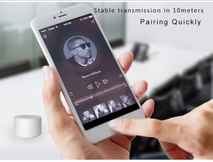 Round Portable Mini Wireless Bluetooth Speaker