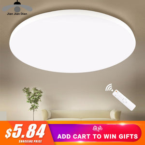 Ultra Thin Remote Control LED Ceiling Lights