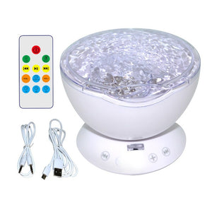 Ocean Wave Starry Sky Night Light Projector