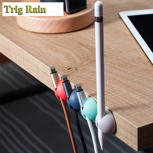 Round Cable Holder Protector Device Organizer