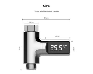 LED Display Home Water Shower Thermometer