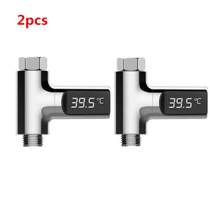 LED Display Home Water Shower Thermometer