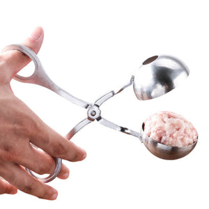 Steel pellet mash potato meatball clip