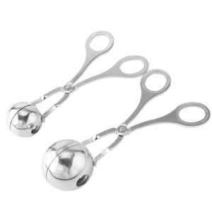 Steel pellet mash potato meatball clip