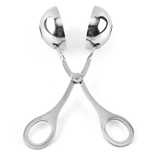 Steel pellet mash potato meatball clip