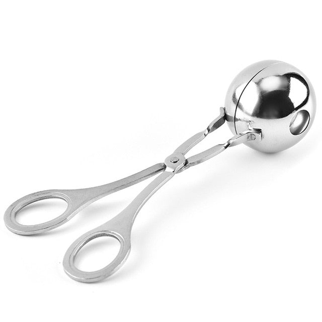 Steel pellet mash potato meatball clip